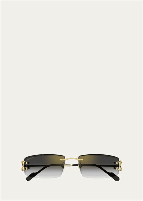 Cartier CT0465S Rectangle Sunglasses 